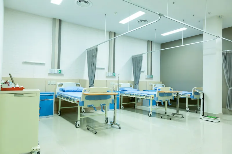 Hospital entrance automation and access control systems