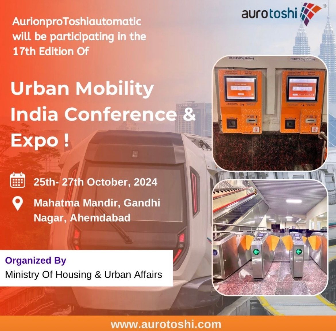 Aurotoshi Shines at Urban Mobility India Conference and Expo 2024
