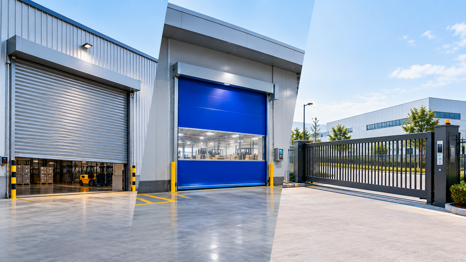 Industrial Entrance Automation in India: Doors, Gates & Rolling Shutters