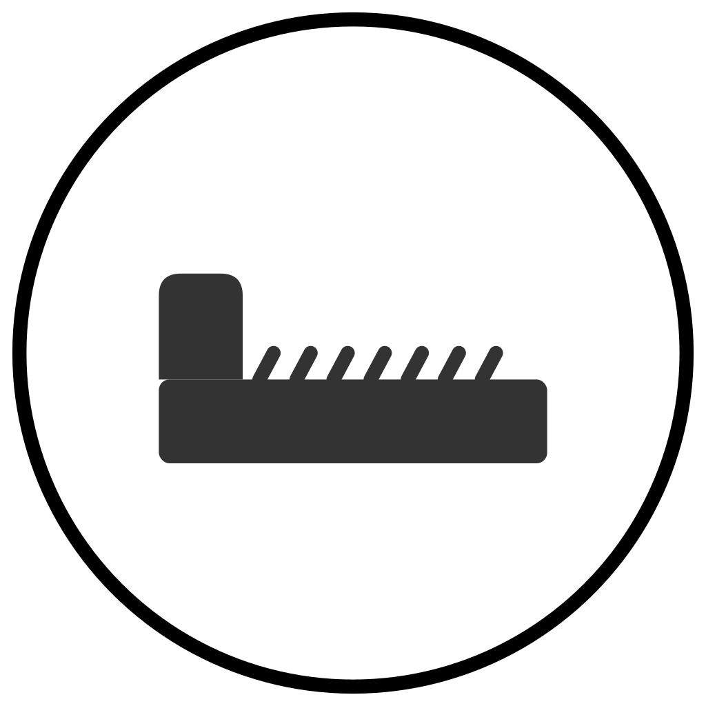 Anti-slip Platform & Lip Icon