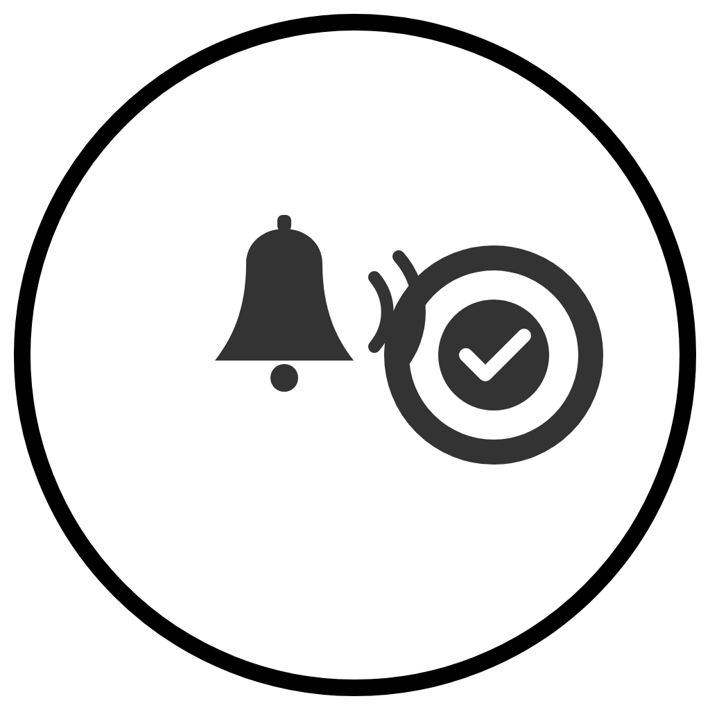 Clears the Lane on Alarm Icon