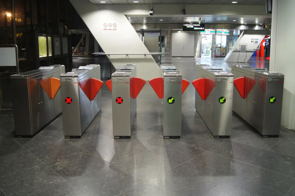 automatic fare collection gates